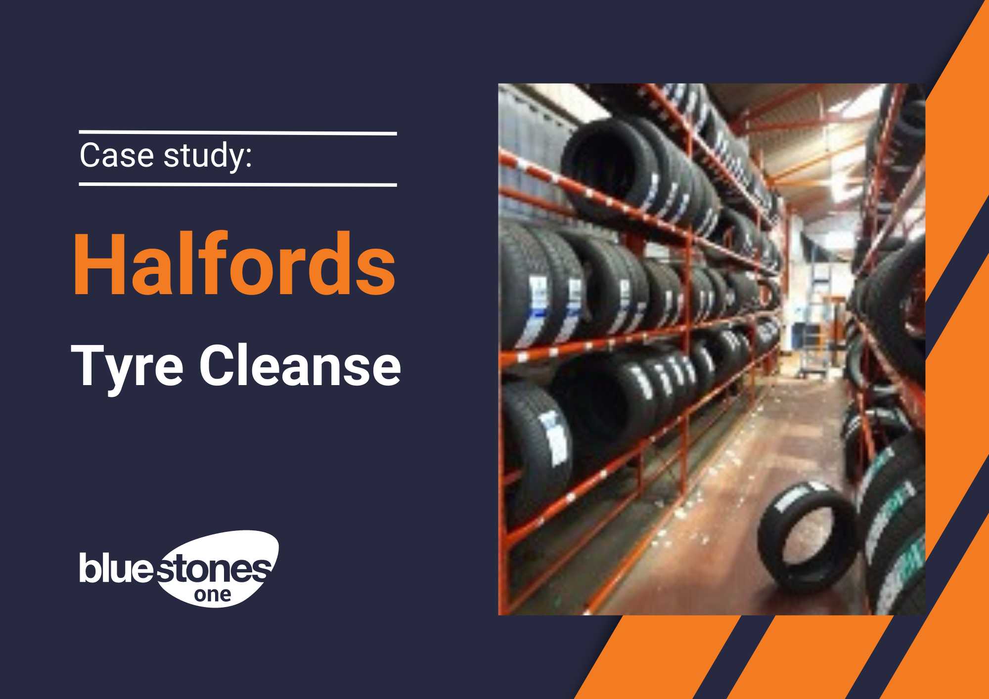 Case study - Halfords Tyre Cleanse - Bluestones One